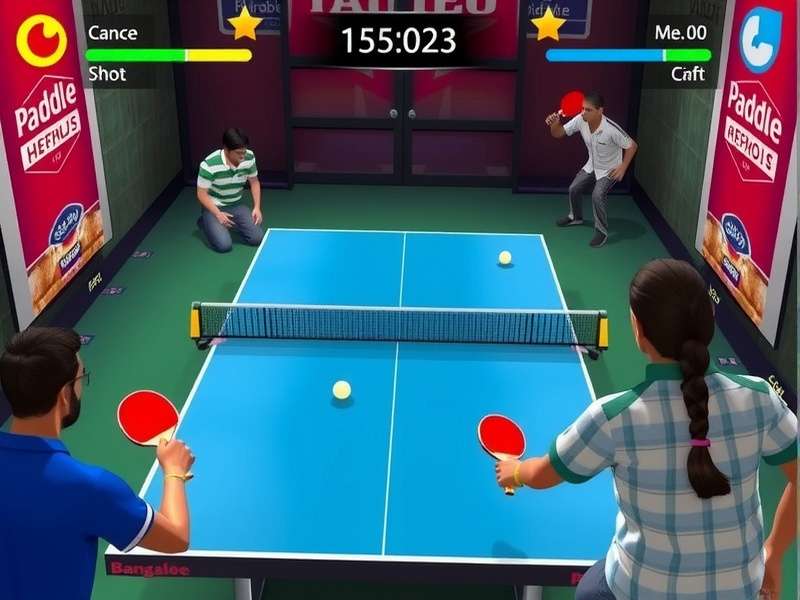 Bangalore Paddle Hero community event showing players competing